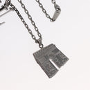 LOUIS VUITTON Collier Arc LV Printed Initials City Necklace M68262 Auth 171181M-3