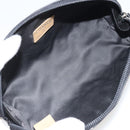 CHANEL Pouch Patent leather Black Gold Silver CC Auth 171183-12