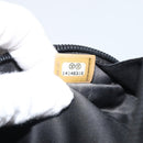CHANEL Pouch Patent leather Black Gold Silver CC Auth 171183-13