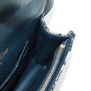 Christian Dior Trotter Canvas Saddle Waist bag Navy Gold Auth 171184M-20
