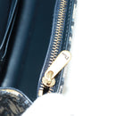 Christian Dior Trotter Canvas Saddle Waist bag Navy Gold Auth 171184M-23