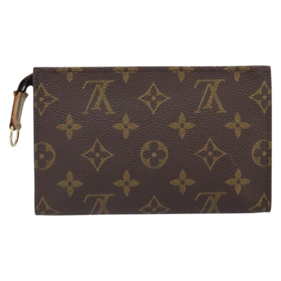 LOUIS VUITTON Monogram Bucket PM Accessory Pouch LV Auth 171187