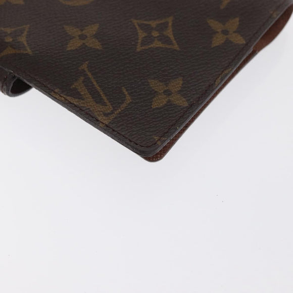 LOUIS VUITTON Monogram Keepall Agenda PM Day Planner Cover R20964 LV Auth 171189