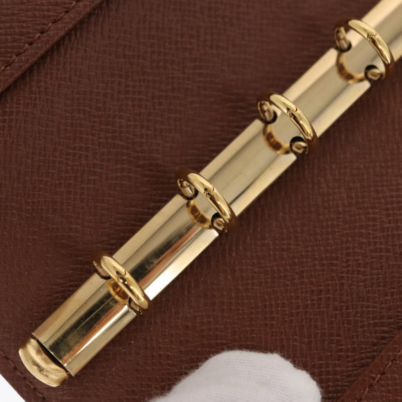 LOUIS VUITTON Monogram Keepall Agenda PM Day Planner Cover R20964 LV Auth 171189