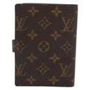 LOUIS VUITTON Monogram Keepall Agenda PM Day Planner Cover R20964 LV Auth 171189-2