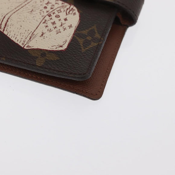 LOUIS VUITTON Monogram Keepall Agenda PM Day Planner Cover R20964 LV Auth 171189