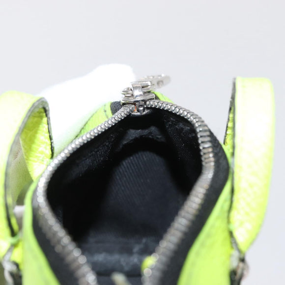 LOUIS VUITTON Taigalama Porte Cles Mini Keepall Charm Yellow M01048 Auth 171192