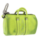 LOUIS VUITTON Taigalama Porte Cles Mini Keepall Charm Yellow M01048 Auth 171192-1