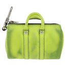LOUIS VUITTON Taigalama Porte Cles Mini Keepall Charm Yellow M01048 Auth 171192-13