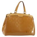 LOUIS VUITTON Monogram Vernis Blair MM Bag 2way Rose Velours M91588 Auth 171221-1
