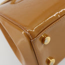 LOUIS VUITTON Monogram Vernis Blair MM Bag 2way Rose Velours M91588 Auth 171221-15