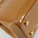 LOUIS VUITTON Monogram Vernis Blair MM Bag 2way Rose Velours M91588 Auth 171221-17