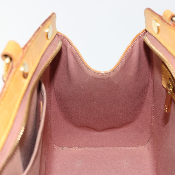 LOUIS VUITTON Monogram Vernis Blair MM Bag 2way Rose Velours M91588 Auth 171221