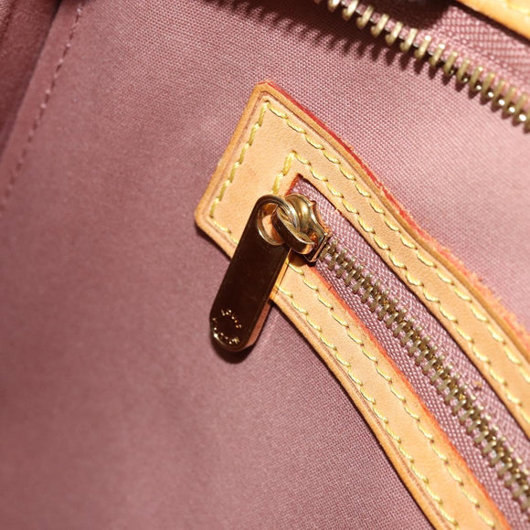 LOUIS VUITTON Monogram Vernis Blair MM Bag 2way Rose Velours M91588 Auth 171221
