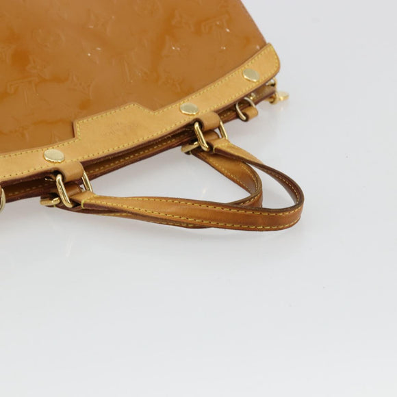 LOUIS VUITTON Monogram Vernis Blair MM Bag 2way Rose Velours M91588 Auth 171221