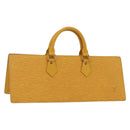 LOUIS VUITTON Epi Sac Triangle Hand Bag Yellow M52099 LV Auth 171222-1