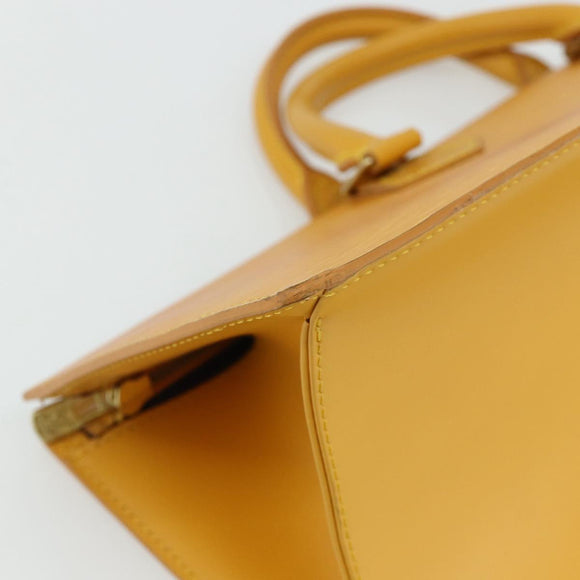 LOUIS VUITTON Epi Sac Triangle Hand Bag Yellow M52099 LV Auth 171222