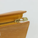 LOUIS VUITTON Epi Sac Triangle Hand Bag Yellow M52099 LV Auth 171222-10