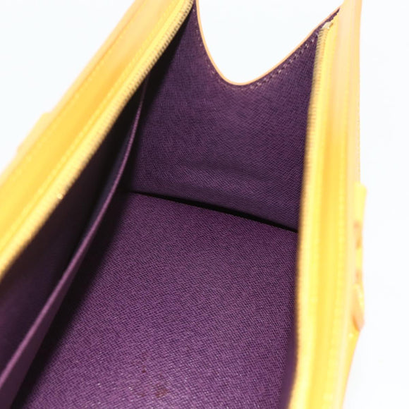 LOUIS VUITTON Epi Sac Triangle Hand Bag Yellow M52099 LV Auth 171222