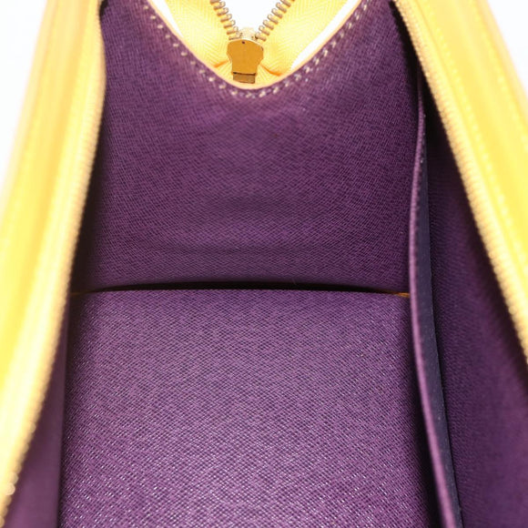 LOUIS VUITTON Epi Sac Triangle Hand Bag Yellow M52099 LV Auth 171222