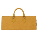 LOUIS VUITTON Epi Sac Triangle Hand Bag Yellow M52099 LV Auth 171222-13