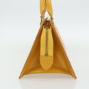 LOUIS VUITTON Epi Sac Triangle Hand Bag Yellow M52099 LV Auth 171222-3
