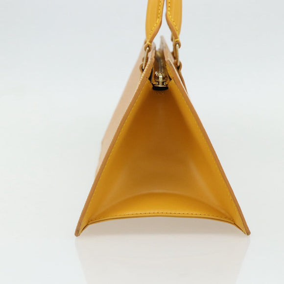 LOUIS VUITTON Epi Sac Triangle Hand Bag Yellow M52099 LV Auth 171222