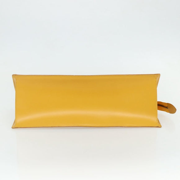 LOUIS VUITTON Epi Sac Triangle Hand Bag Yellow M52099 LV Auth 171222