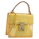 LOUIS VUITTON Monogram Vernis Spring street Hand Bag Gris M91029 LV Auth 171224-1