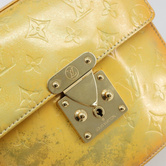 LOUIS VUITTON Monogram Vernis Spring street Hand Bag Gris M91029 LV Auth 171224