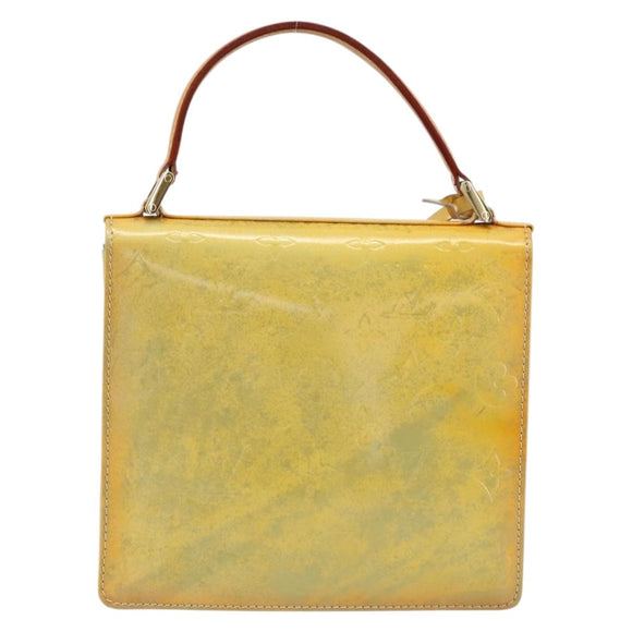 LOUIS VUITTON Monogram Vernis Spring street Hand Bag Gris M91029 LV Auth 171224