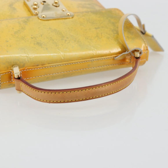 LOUIS VUITTON Monogram Vernis Spring street Hand Bag Gris M91029 LV Auth 171224