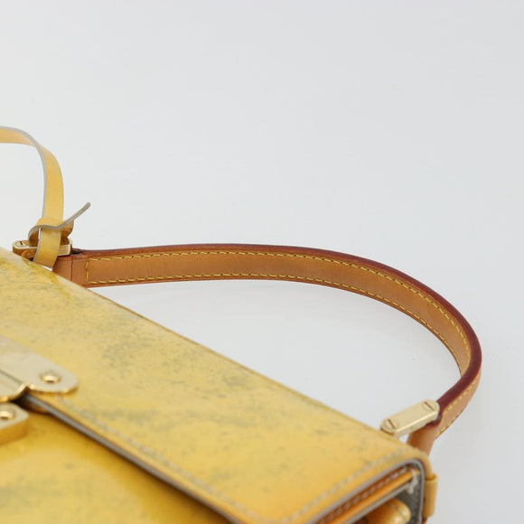 LOUIS VUITTON Monogram Vernis Spring street Hand Bag Gris M91029 LV Auth 171224