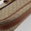 CELINE Macadam Canvas Shoulder Bag PVC Beige Gold Auth 171225-6
