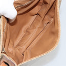 CELINE Macadam Canvas Shoulder Bag PVC Beige Gold Auth 171226-11
