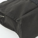HERMES Her LineMM Hand Bag Nylon Gray Silver Auth 171228A-14
