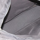 HERMES Her LineMM Hand Bag Nylon Gray Silver Auth 171228A-10