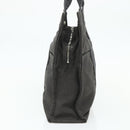 HERMES Her LineMM Hand Bag Nylon Gray Silver Auth 171228A-3