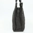 HERMES Her LineMM Hand Bag Nylon Gray Silver Auth 171228A-4