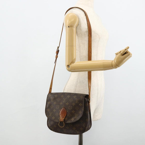 LOUIS VUITTON Monogram Saint Cloud GM Shoulder Bag M51242 LV Auth 171230