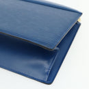 LOUIS VUITTON Epi Trousse Crete Pouch Blue M48405 LV Auth 171231-15