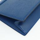 LOUIS VUITTON Epi Trousse Crete Pouch Blue M48405 LV Auth 171231-16