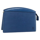 LOUIS VUITTON Epi Trousse Crete Pouch Blue M48405 LV Auth 171231-1