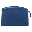 LOUIS VUITTON Epi Trousse Crete Pouch Blue M48405 LV Auth 171231-13