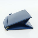 LOUIS VUITTON Epi Trousse Crete Pouch Blue M48405 LV Auth 171231-3