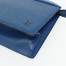 LOUIS VUITTON Epi Trousse Crete Pouch Blue M48405 LV Auth 171231-7