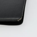 LOUIS VUITTON Epi Montaigne 23 Clutch Bag Black M52662 LV Auth 171232-16