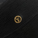 LOUIS VUITTON Epi Montaigne 23 Clutch Bag Black M52662 LV Auth 171232-17