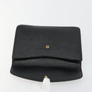 LOUIS VUITTON Epi Montaigne 23 Clutch Bag Black M52662 LV Auth 171232-8