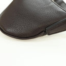 GUCCI Shoulder Pouch Web Sherry Line Leather Black Silver 821831 Auth 171234A-15